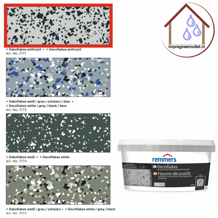 Decoflakes kleuren