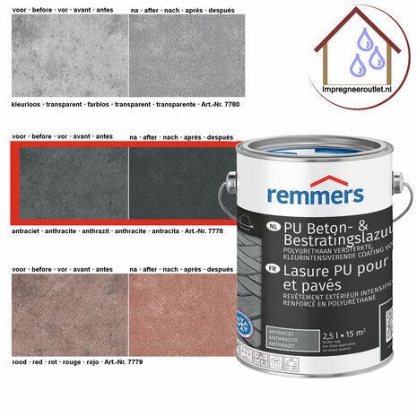 PU Bestratingsglazuur Antraciet