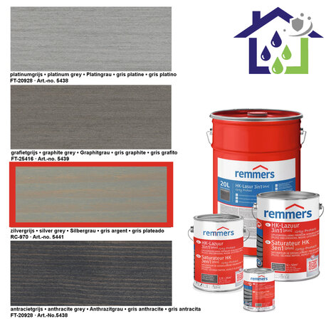 HK Stain silver grey 10l grey protect