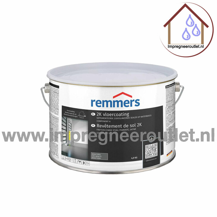 2K vloercoating zilvergrijs