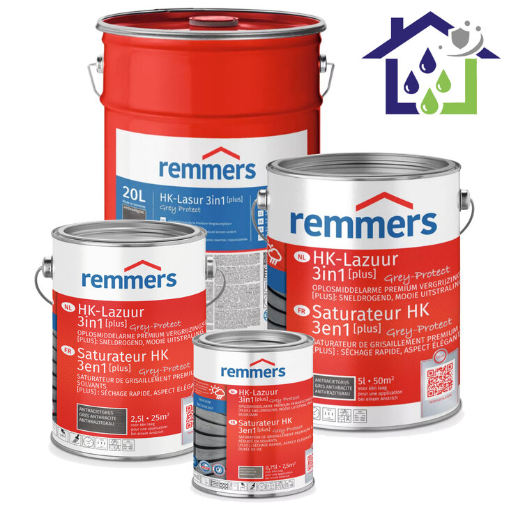 HK Lasur grey protect grafitgrau 10L