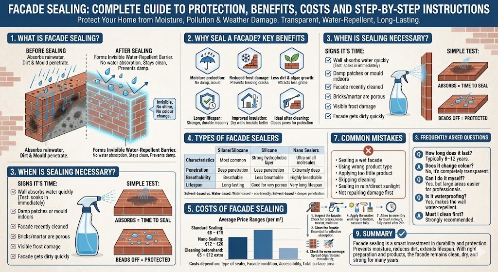 Facade sealing: complete guide to protection and maintenance